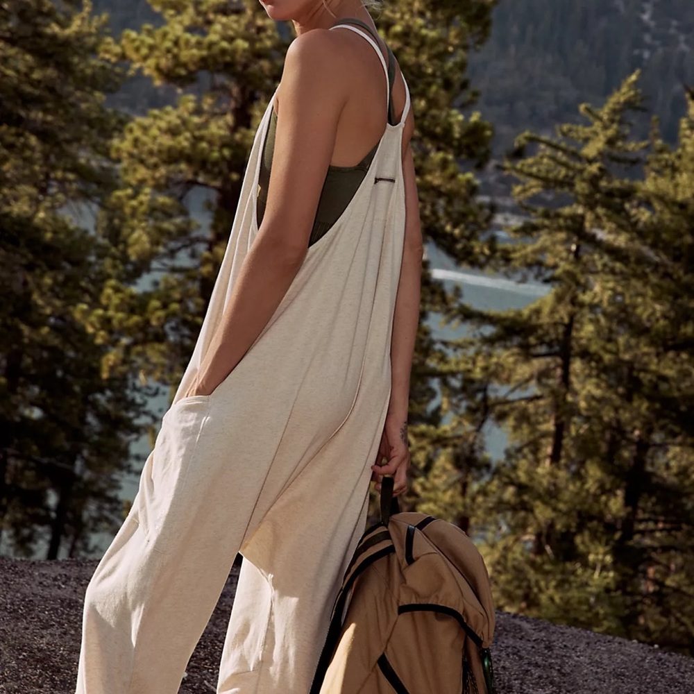 Free People Hot Shot Onesie in Cream NWT - Picture 4 of 6